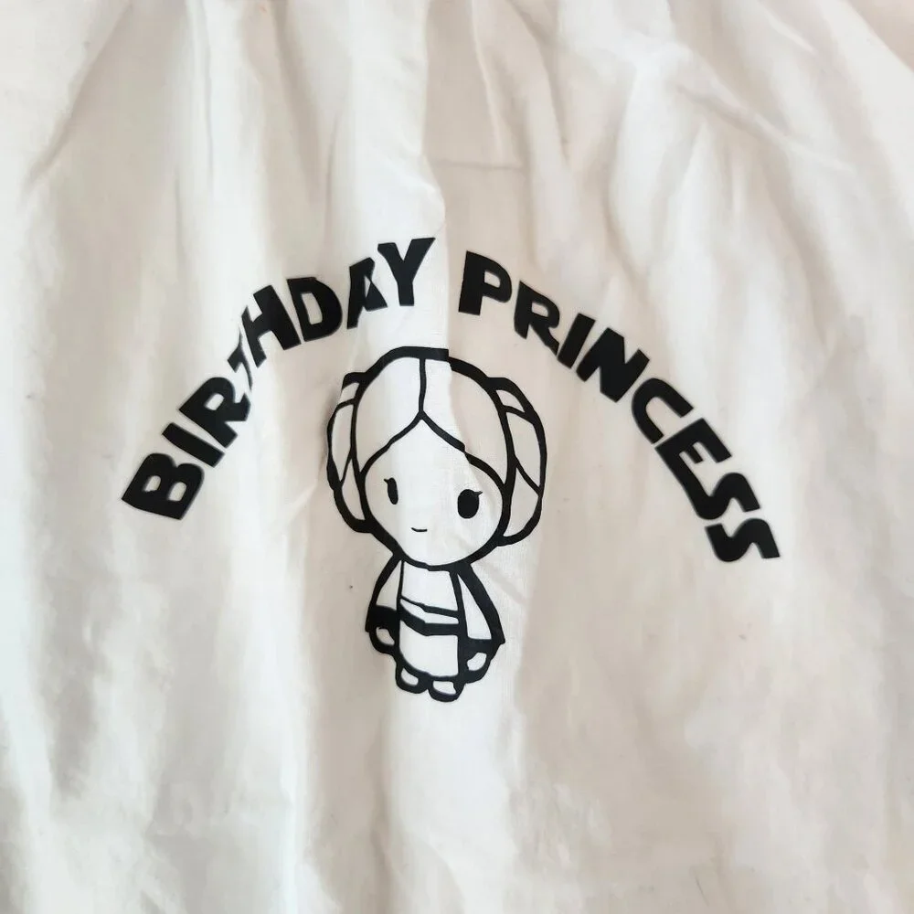 Cherokee Star Wars Princess Leia Birthday Dress Outfit White Youth Girls 6
